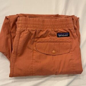 Patagonia Men's Rust Orange Casual Drawstring Bottoms